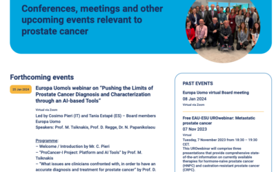 Europa Uomo webinar with the ProCAncer-I Project